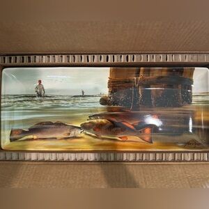 3 for $15 🍒 BRETT SMITH Sporting Art Collection Plate 🐟🎣
